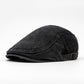 Unisex Vintage Flat Cap i Denimstil – Klassisk Baskerkeps med Retro Look & Komfortabel Passform
