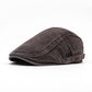 Unisex Vintage Flat Cap i Denimstil – Klassisk Baskerkeps med Retro Look & Komfortabel Passform