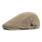 Unisex Vintage Flat Cap i Denimstil – Klassisk Baskerkeps med Retro Look & Komfortabel Passform