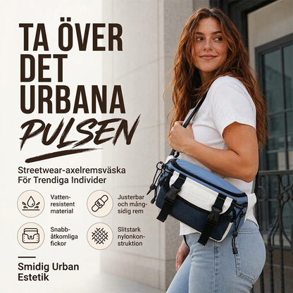 Unisex Urban Sling Bag – Vattentålig Crossbody Väska med Smarta Fickor & Modern Streetwear Stil