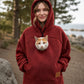 Hoodie med Känguruficka för Katt & Små Husdjur – Mjuk Fleecehoodie Unisex