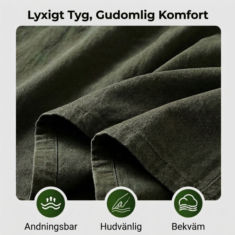 Cargobyxor Herr i Bomull – Slitstark Modell med Flera Fickor