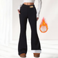 💰 Halva priset! 👖Varmfodrade Utställda Leggings Dam – Hög Midja, Smickrande Passform & Vinterkomfort