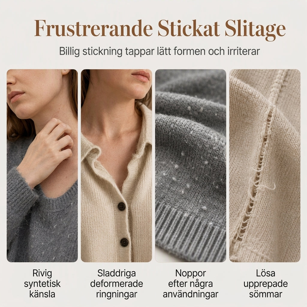💰 Halva priset! |Stickad Kofta Dam med Krage – Mjuk Cardigan med Kontrastknappar