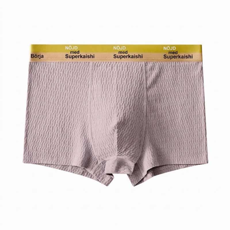 3 stycken bubbelbomulls boxer Shorts för män