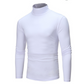 ✨Köp 1 Få 1 Gratis– Mjuk & Stretchig Herrtröja Med Låg Ståkrage – Slim Fit, Komfortabel Baströja För Vardag & Fritid