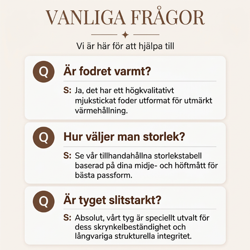 Varma Fodrade Vinterbyxor Unisex – Med Dragsko & Dragkedjefickor