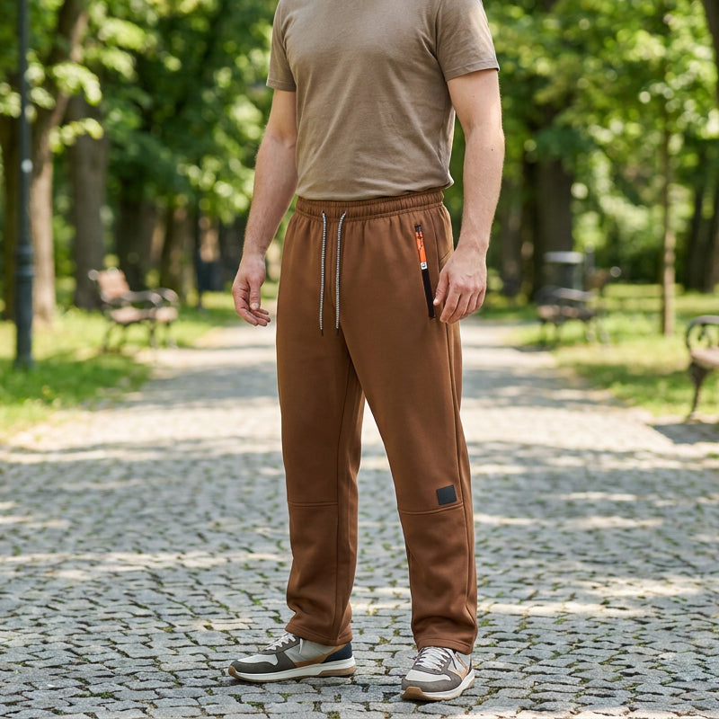 Varma Fodrade Vinterbyxor Unisex – Med Dragsko & Dragkedjefickor