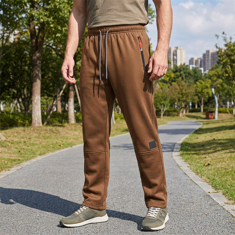 Varma Fodrade Vinterbyxor Unisex – Med Dragsko & Dragkedjefickor