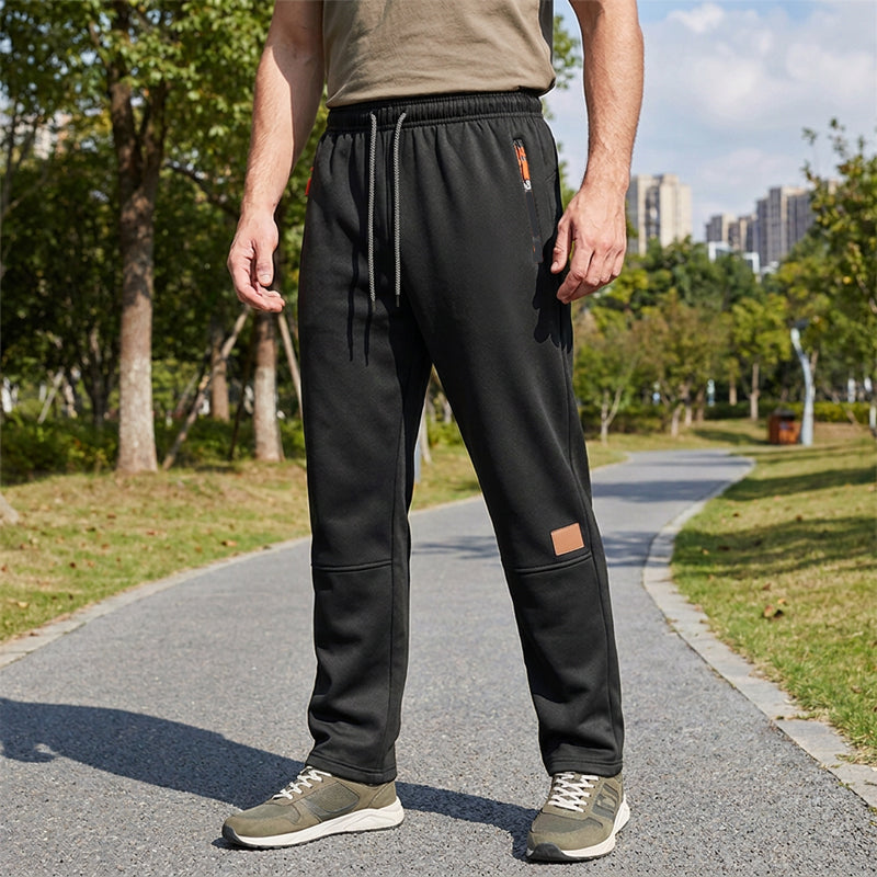 Varma Fodrade Vinterbyxor Unisex – Med Dragsko & Dragkedjefickor