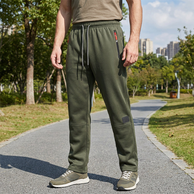 Varma Fodrade Vinterbyxor Unisex – Med Dragsko & Dragkedjefickor