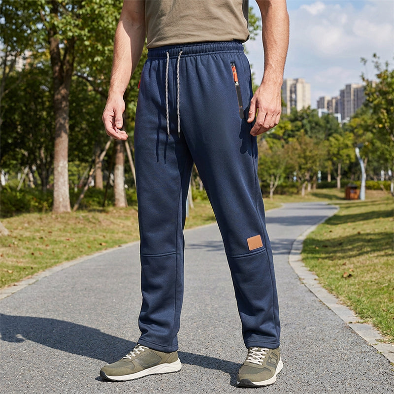 Varma Fodrade Vinterbyxor Unisex – Med Dragsko & Dragkedjefickor