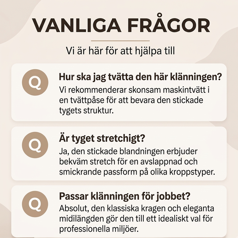 👗 Randig Stickad Klänning Dam – Mjuk Värme, Klassisk Krage & Elegant Vardagsstil