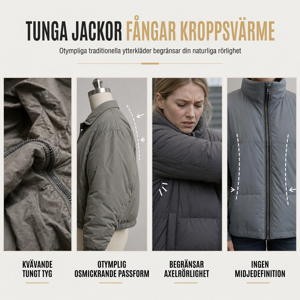 🧥 Lättviktig kort funktionsjacka för kvinnor med dragkedja, oversize-passform och justerbar fåll