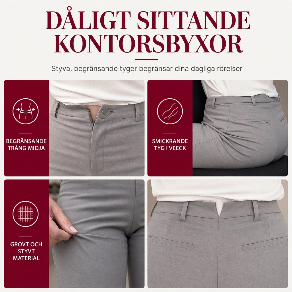 👖 Casual bredbyxor av kostymmaterial for kvinnor, langbyxor for host och vinter
