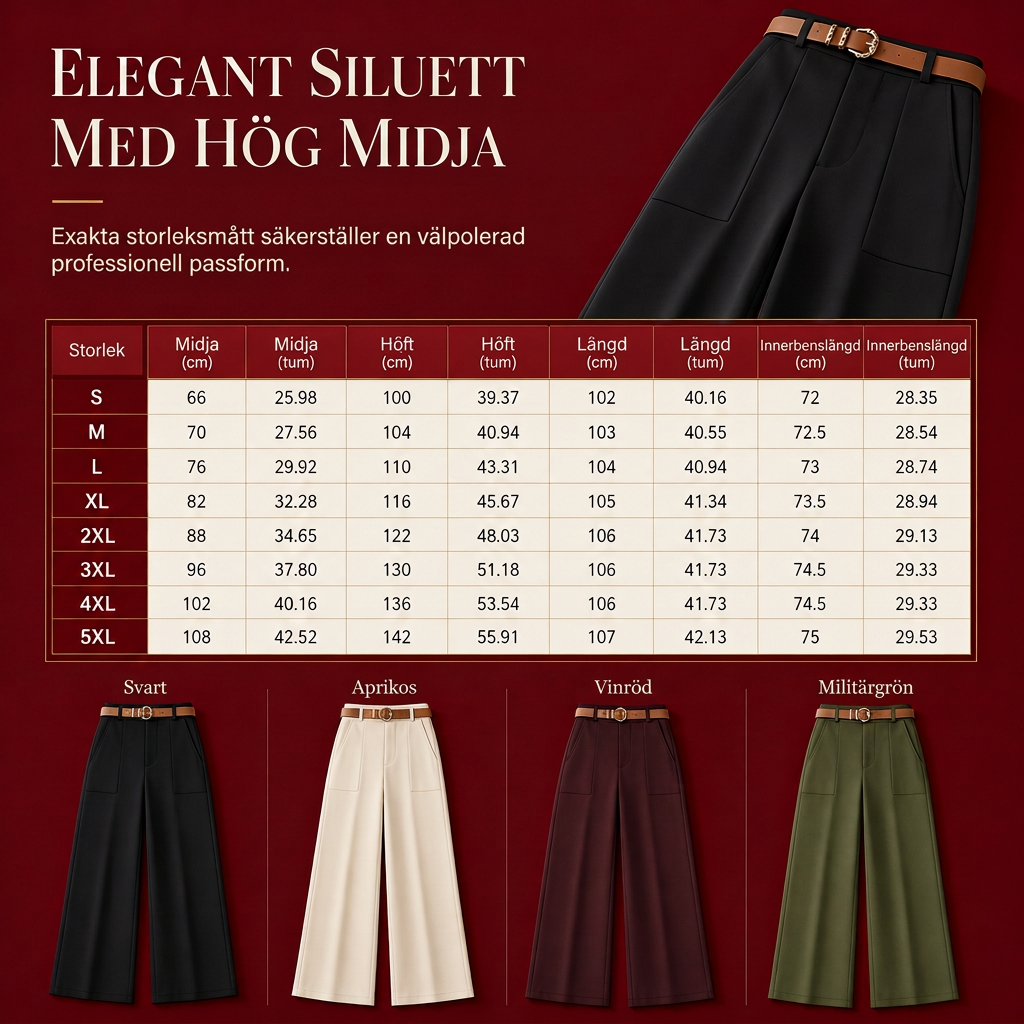 👖 Casual bredbyxor av kostymmaterial for kvinnor, langbyxor for host och vinter