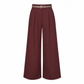 👖 Casual bredbyxor av kostymmaterial for kvinnor, langbyxor for host och vinter
