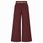 👖 Casual bredbyxor av kostymmaterial for kvinnor, langbyxor for host och vinter
