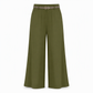 👖 Casual bredbyxor av kostymmaterial for kvinnor, langbyxor for host och vinter