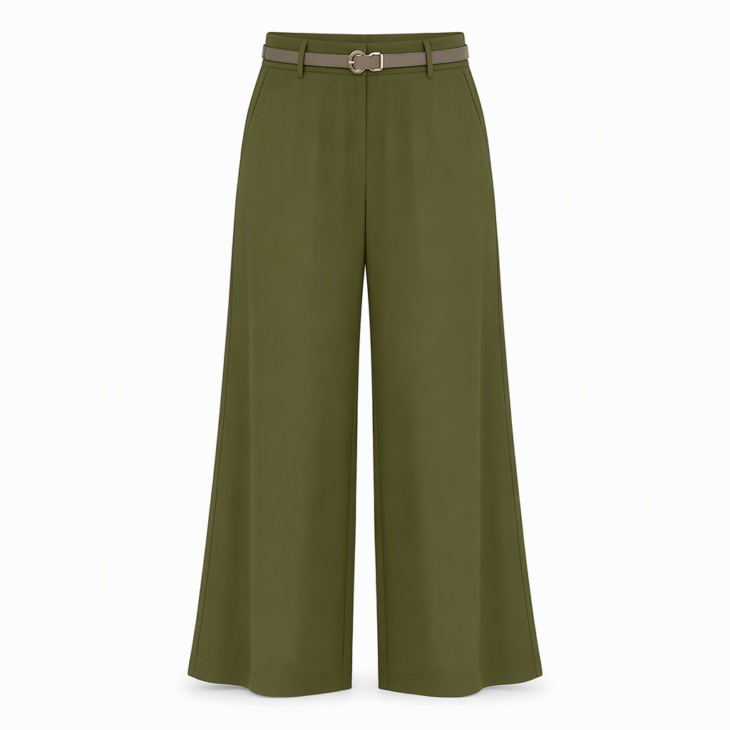👖 Casual bredbyxor av kostymmaterial for kvinnor, langbyxor for host och vinter