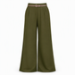 👖 Casual bredbyxor av kostymmaterial for kvinnor, langbyxor for host och vinter
