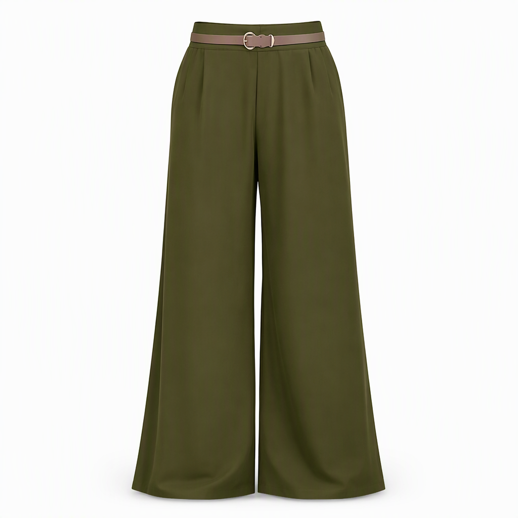 👖 Casual bredbyxor av kostymmaterial for kvinnor, langbyxor for host och vinter
