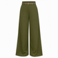 👖 Casual bredbyxor av kostymmaterial for kvinnor, langbyxor for host och vinter
