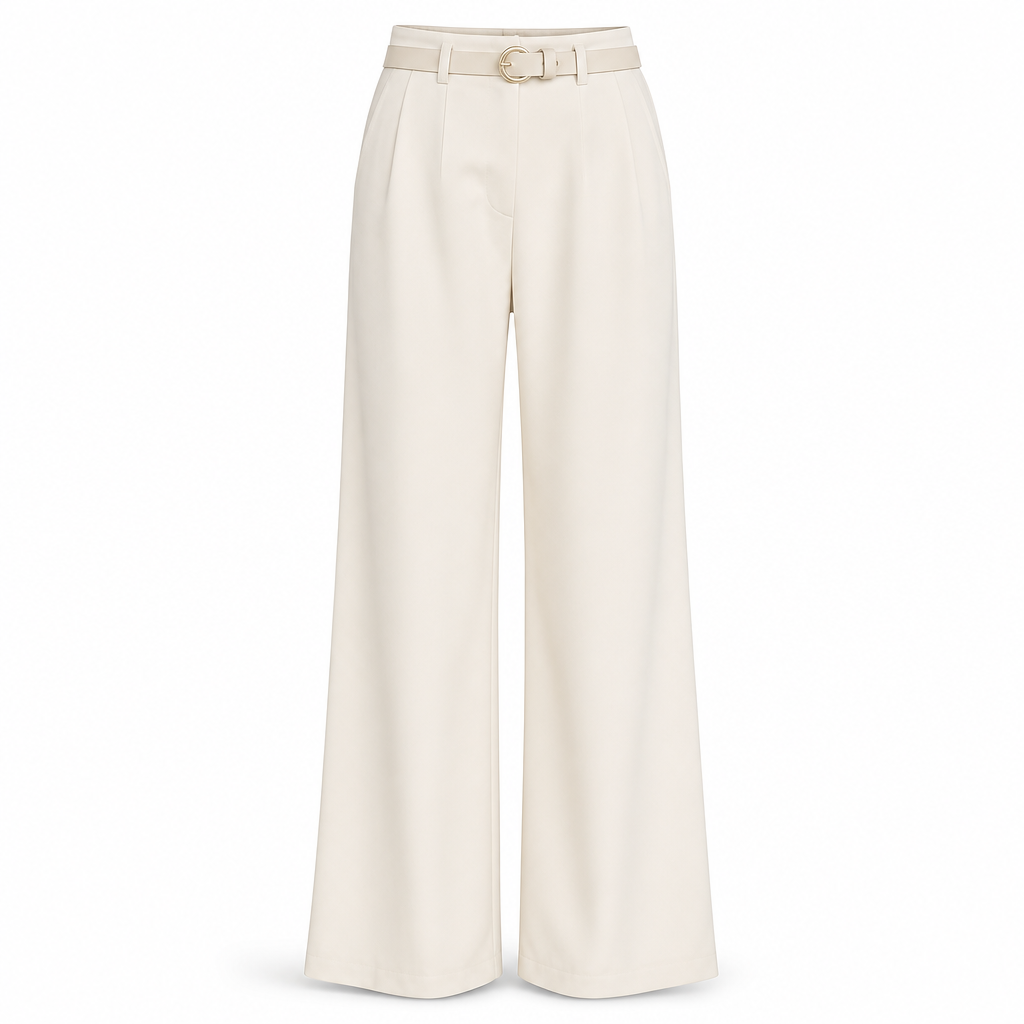 👖 Casual bredbyxor av kostymmaterial for kvinnor, langbyxor for host och vinter