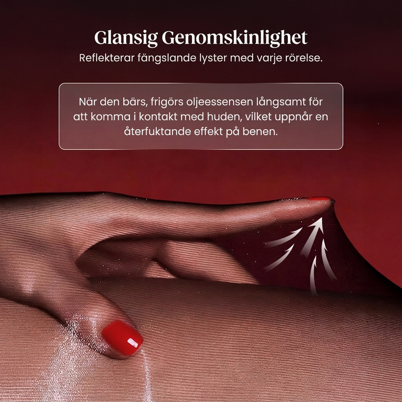 ✨Köp 1 Få 1 Gratis✨Glänsande transparenta strumpbyxor för kvinnor – motståndskraftiga mot hår och halksäkra