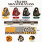 🧣 Mångsidig lättvikts schal med leopardmönster
