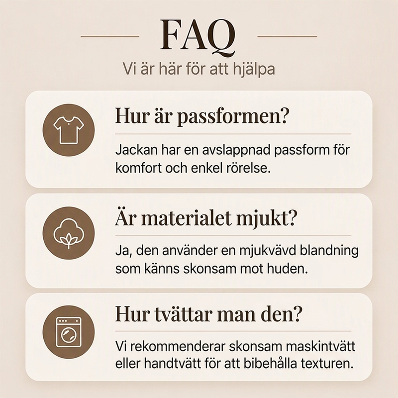 🧥✨Lång Jacka Dam i Mjuk Manchester – Knappar och Strukturerad Passform