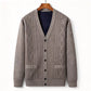 🧥Klassisk Stickad Cardigan Herr – Varm Termisk Design, Mjuk Komfort & Elegant Vardagsstil