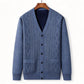 🧥Klassisk Stickad Cardigan Herr – Varm Termisk Design, Mjuk Komfort & Elegant Vardagsstil