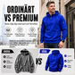Klassisk Huvtröja Herr med Kvartsdragkedja – Varm Komfort, Sportig Passform & Urban Stil