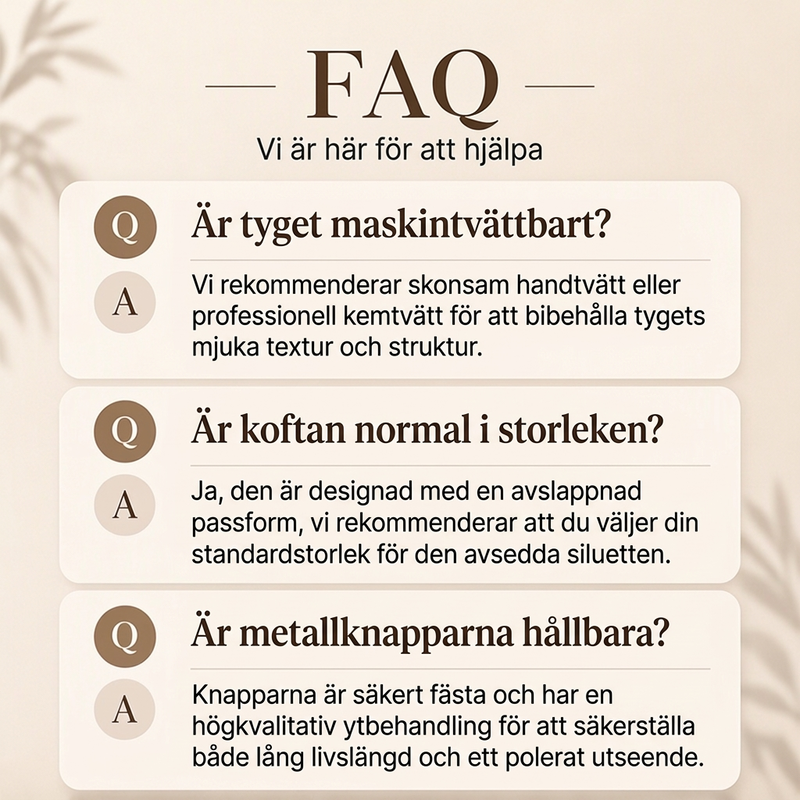 Stickad Kofta Dam med Ståkrage och Dragkedja – Mjuk Kvalitet