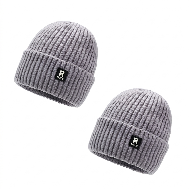 Ribbstickad Mössa Herr – Varm Beanie med Djup Passform 🎁Köp 1 få 1