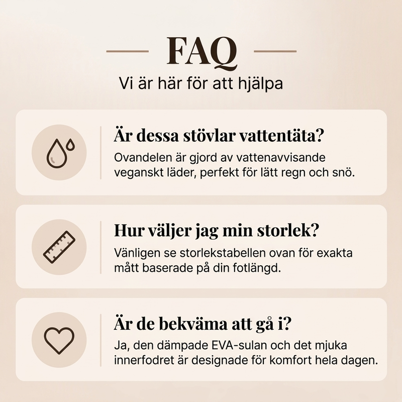 Vinterkängor Dam med Plyschfoder – Lätta, Varma och Vattenavvisande