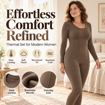💖Black Friday Mega Deal – 50% off!💖 ✨Women's Seamless Self-Heating Thermal Underwear Set