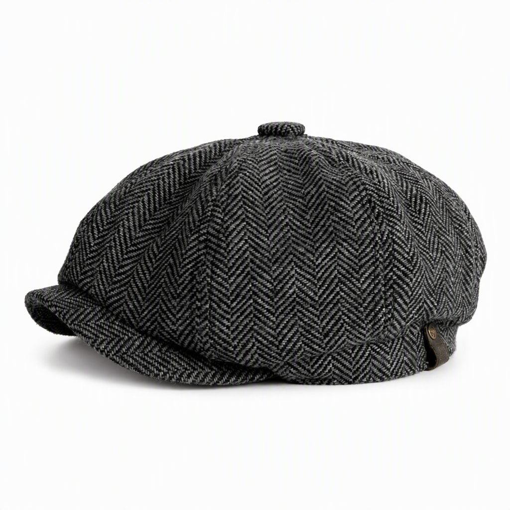 🖤Black Friday – Förhandstillgång: 50 % Rabatt🧢Åttadelad gubbkeps i vintagestil – justerbar passform