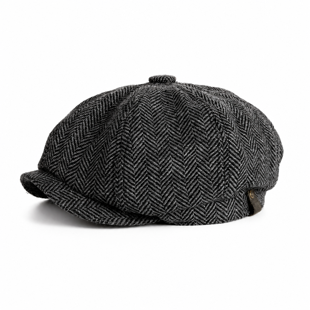 🖤Black Friday – Förhandstillgång: 50 % Rabatt🧢Åttadelad gubbkeps i vintagestil – justerbar passform