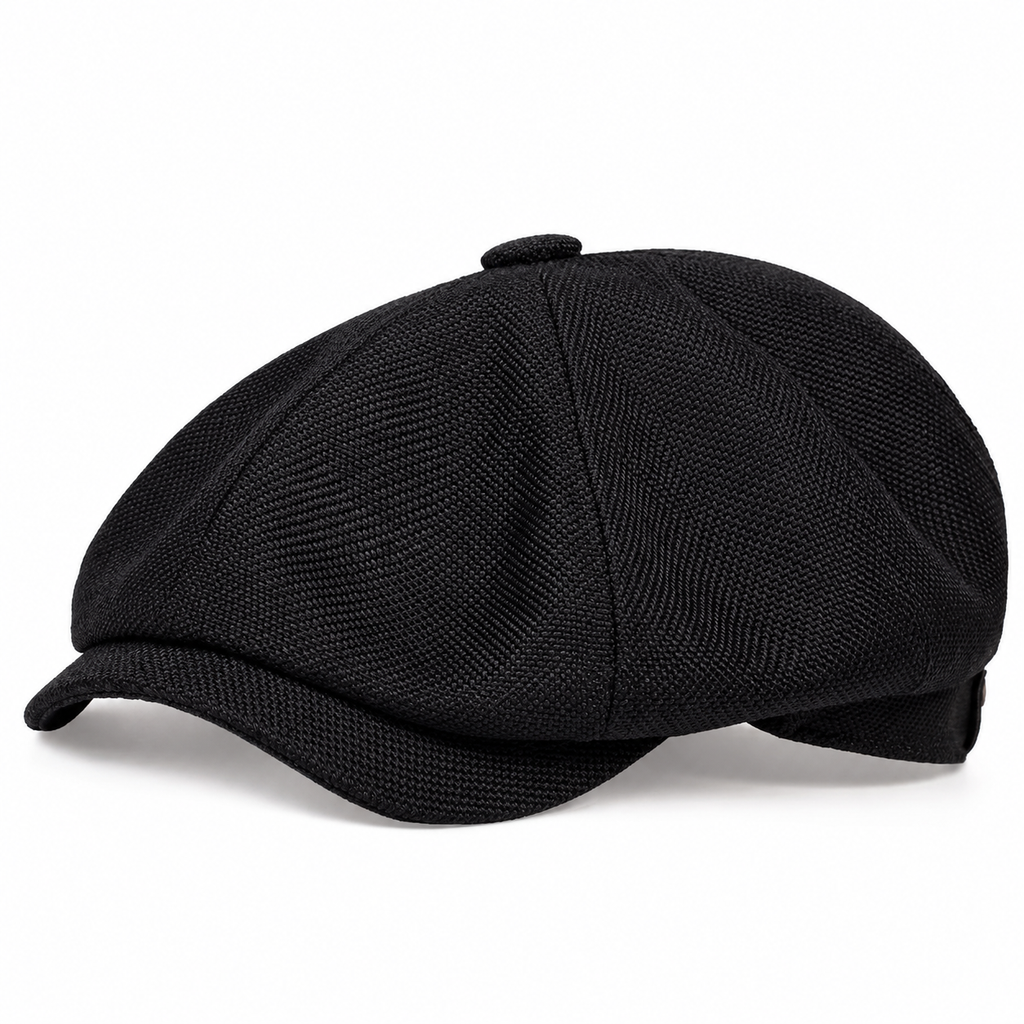🖤Black Friday – Förhandstillgång: 50 % Rabatt🧢Åttadelad gubbkeps i vintagestil – justerbar passform