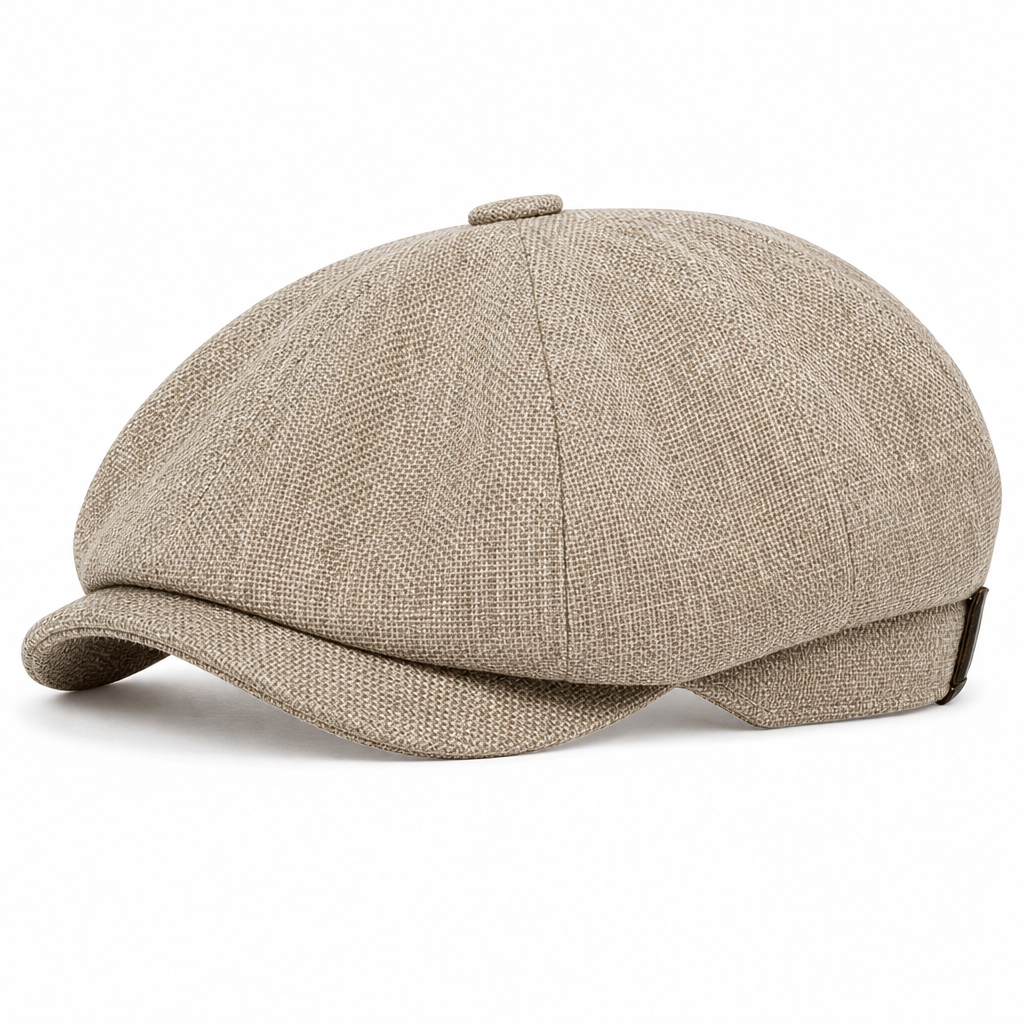 🖤Black Friday – Förhandstillgång: 50 % Rabatt🧢Åttadelad gubbkeps i vintagestil – justerbar passform