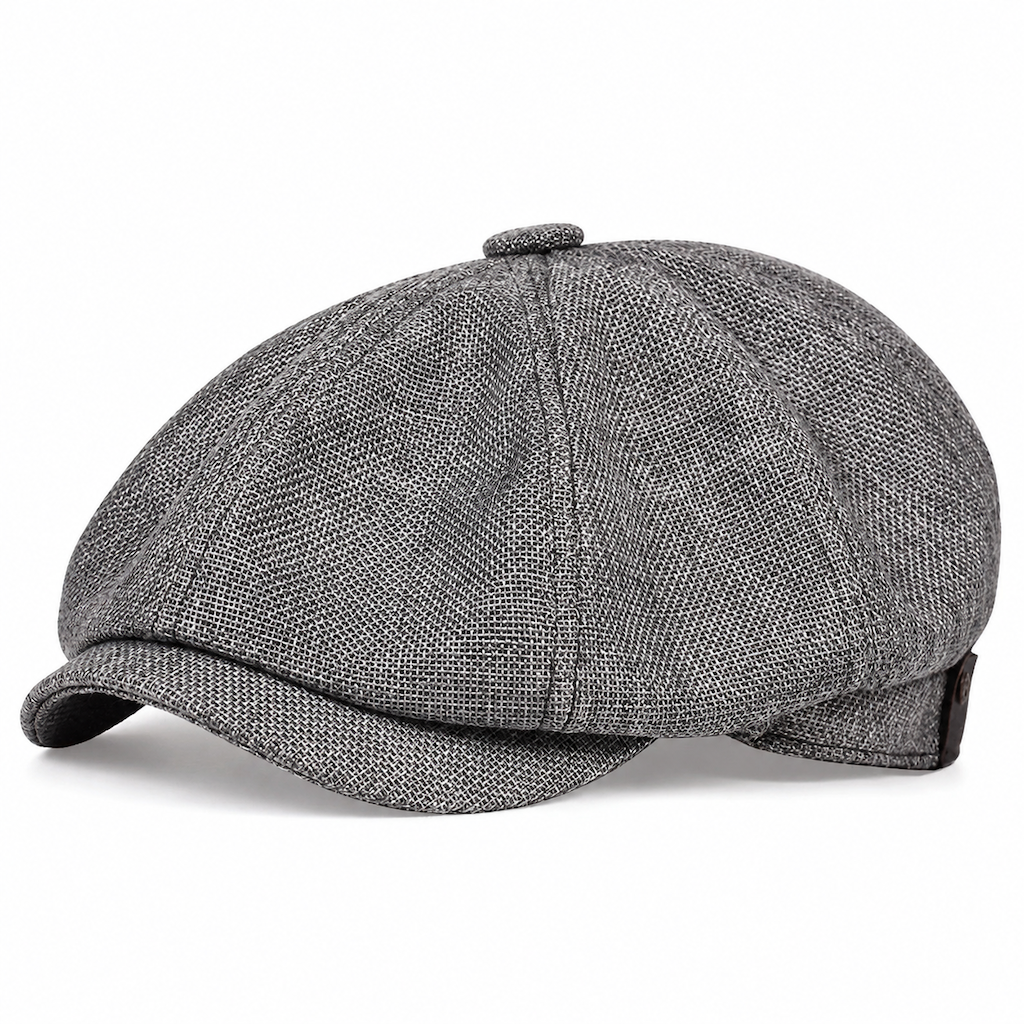🖤Black Friday – Förhandstillgång: 50 % Rabatt🧢Åttadelad gubbkeps i vintagestil – justerbar passform