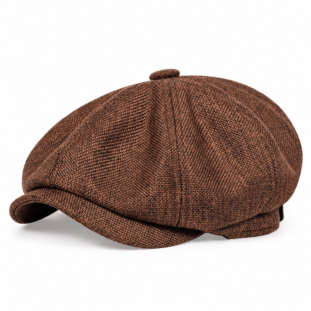 🖤Black Friday – Förhandstillgång: 50 % Rabatt🧢Åttadelad gubbkeps i vintagestil – justerbar passform