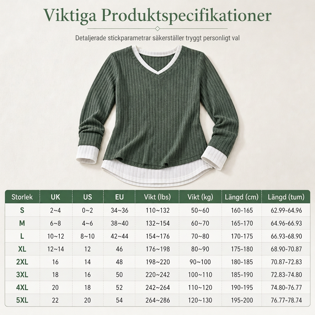 👚 Faux tvådelad lagerstickad stickad topp – avslappnad pullovertopp, mjuk och bekväm, perfekt för vardag och höst! ✨