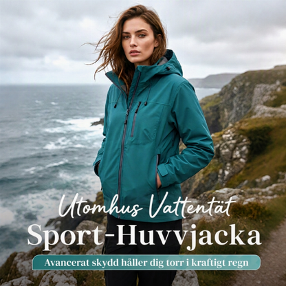 🥳ÅR 2026 HET REA🥳💞 ÖVER 50 000 SÅLDA!🚶‍♀️ 🌧️Friluftsjacka med justerbar huva och dragkedjefickor