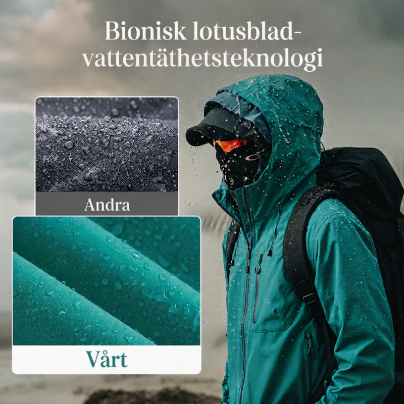 🥳ÅR 2026 HET REA🥳💞 ÖVER 50 000 SÅLDA!🚶‍♀️ 🌧️Friluftsjacka med justerbar huva och dragkedjefickor