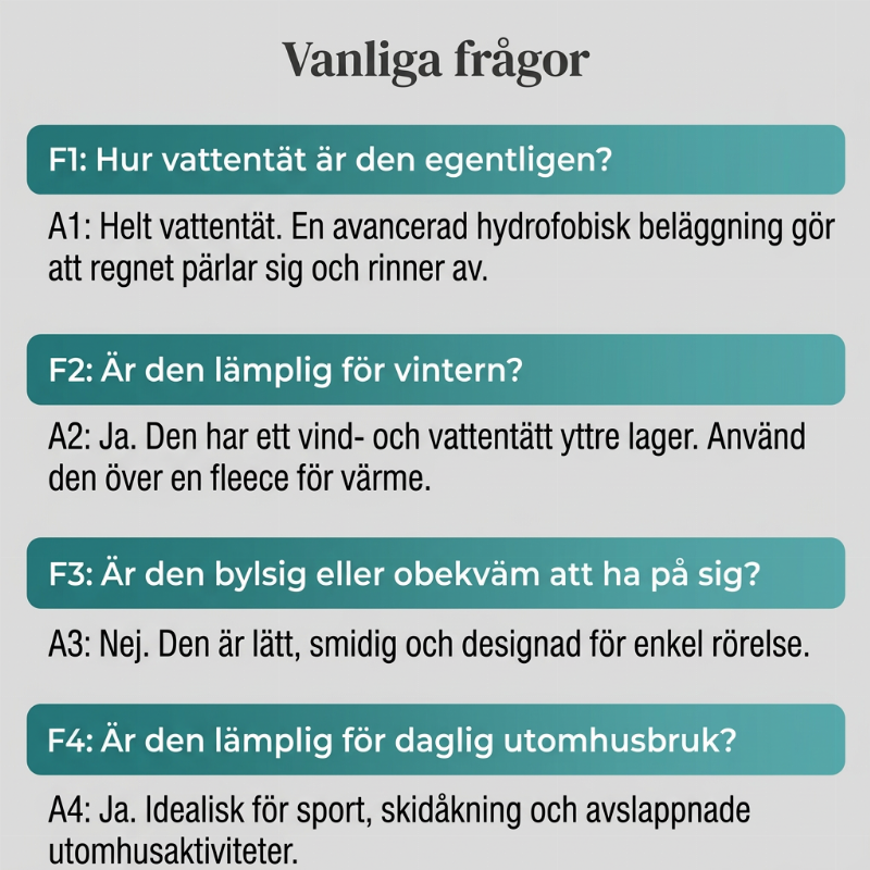 🥳ÅR 2026 HET REA🥳💞 ÖVER 50 000 SÅLDA!🚶‍♀️ 🌧️Friluftsjacka med justerbar huva och dragkedjefickor