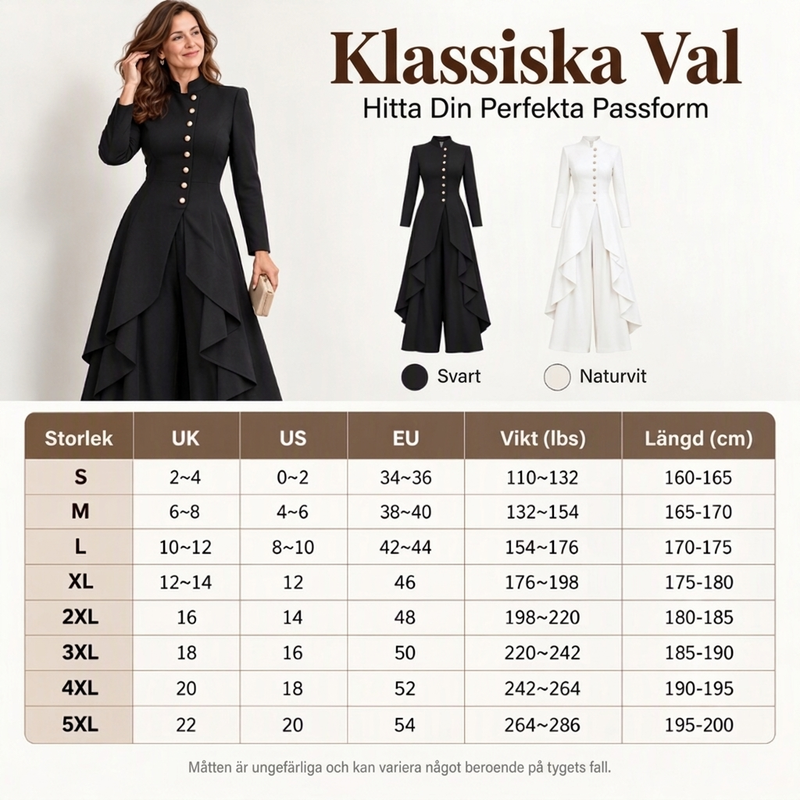 Elegant tvådelat damset med lång tunika och vida byxor