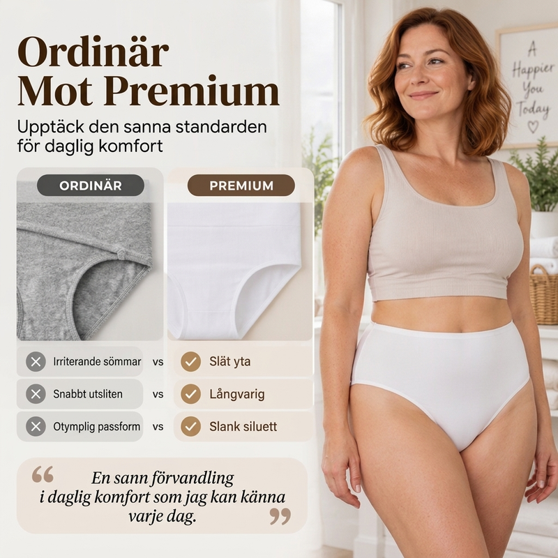⏳ Het erbjudande! 5-pack stretchiga trosor med hög midja och bred linning